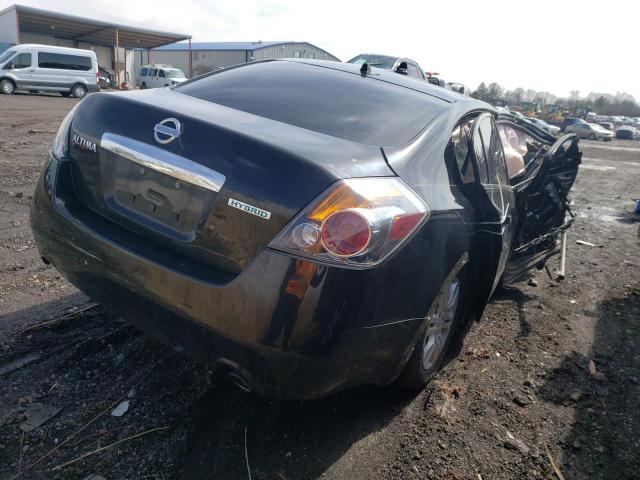 1N4CL2AP2BC101821 - 2011 NISSAN ALTIMA HYBRID BLACK photo 4