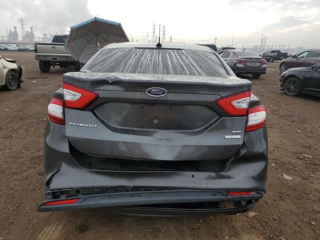 3FA6P0HD2FR159517 - 2015 FORD FUSION SE GRAY photo 6