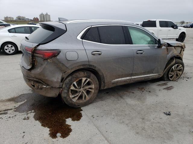 LRBFZNR43ND022298 - 2022 BUICK ENVISION ESSENCE Մոխրագույն լուսանկար 3