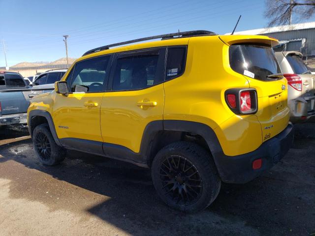 ZACCJBBT7GPD29652 - 2016 JEEP RENEGADE LATITUDE YELLOW photo 2