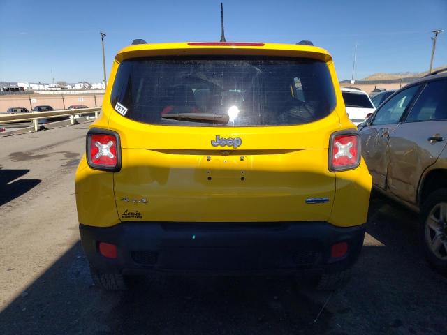 ZACCJBBT7GPD29652 - 2016 JEEP RENEGADE LATITUDE YELLOW photo 6