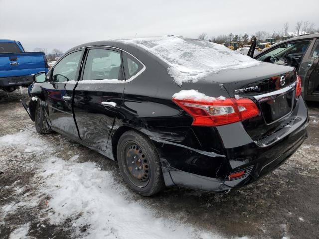 3N1AB7AP2HY335560 - 2017 NISSAN SENTRA S BLACK photo 2