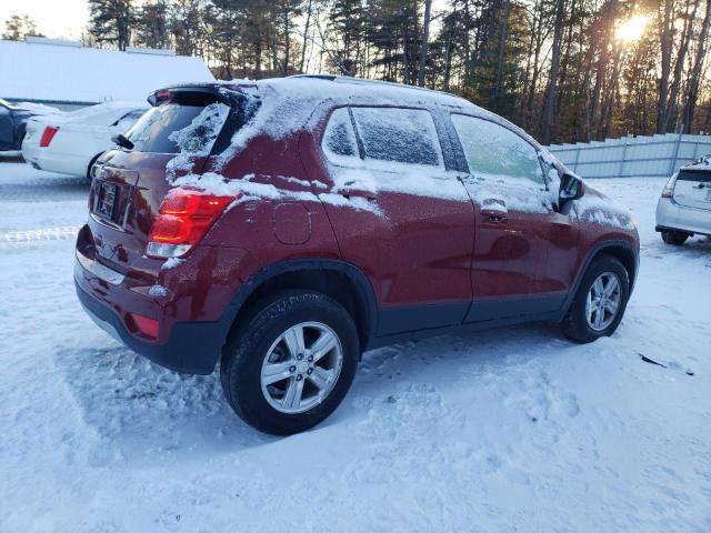 KL7CJPSM9NB556478 - 2022 CHEVROLET TRAX 1LT BURGUNDY photo 3