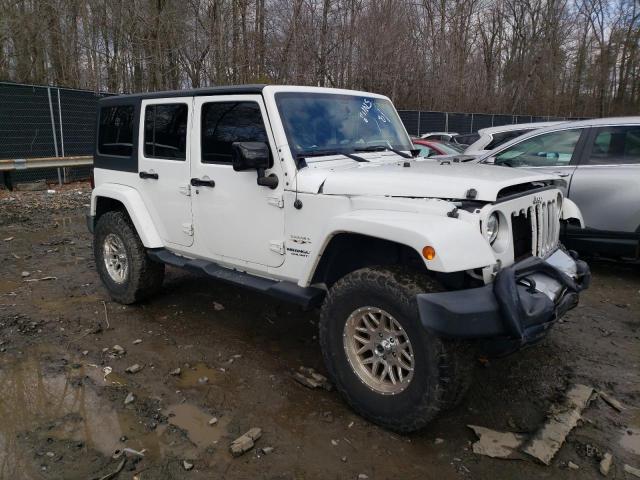 1C4BJWEG6GL292101 - 2016 JEEP WRANGLER U SAHARA WHITE photo 4