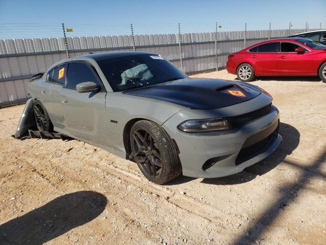 2C3CDXGJ6JH254256 - 2018 DODGE CHARGER R/T 392 GRAY photo 4