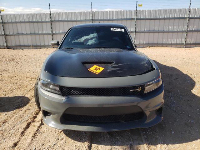 2C3CDXGJ6JH254256 - 2018 DODGE CHARGER R/T 392 GRAY photo 5