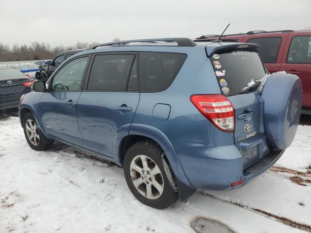 2T3DK4DV9AW017319 - 2010 TOYOTA RAV4 LIMITED BLUE photo 2