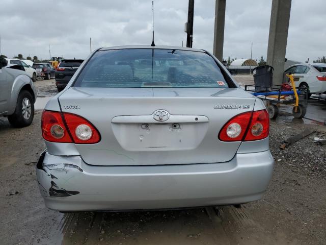 2T1BR32E87C806810 - 2007 TOYOTA COROLLA CE SILVER photo 6