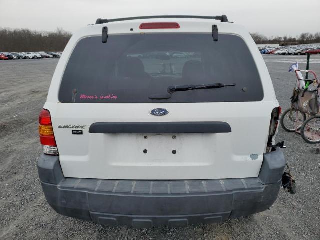 1FMYU93135KA56151 - 2005 FORD ESCAPE XLT WHITE photo 6