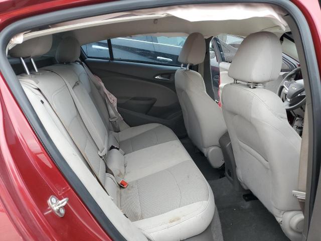 3G1BE6SM7JS536105 - 2018 CHEVROLET CRUZE LT მუქწითელი ფოტო 10