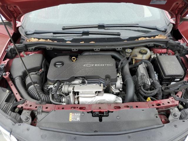 3G1BE6SM7JS536105 - 2018 CHEVROLET CRUZE LT მუქწითელი ფოტო 11