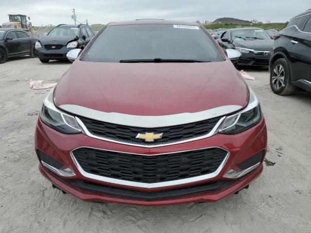 3G1BE6SM7JS536105 - 2018 CHEVROLET CRUZE LT მუქწითელი ფოტო 5