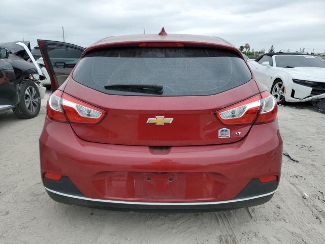 3G1BE6SM7JS536105 - 2018 CHEVROLET CRUZE LT მუქწითელი ფოტო 6