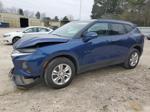 3GNKBDRS6NS136381 - 2022 CHEVROLET BLAZER 3LT BLUE photo 1