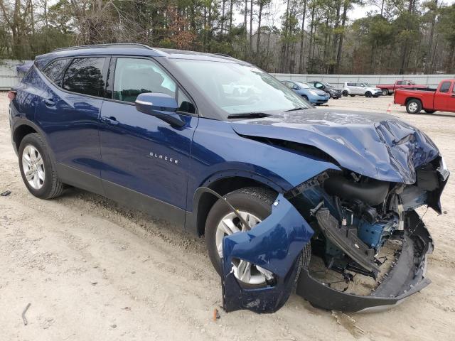 3GNKBDRS6NS136381 - 2022 CHEVROLET BLAZER 3LT BLUE photo 4