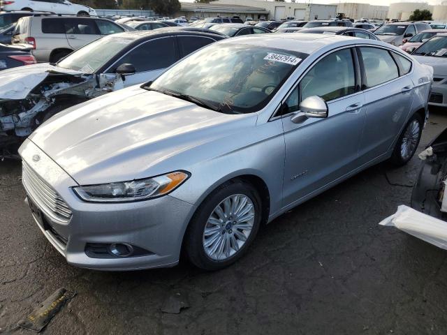 3FA6P0LU7DR192694 - 2013 FORD FUSION SE HYBRID SILVER photo 1