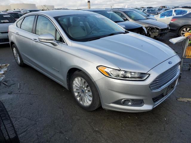 3FA6P0LU7DR192694 - 2013 FORD FUSION SE HYBRID SILVER photo 4