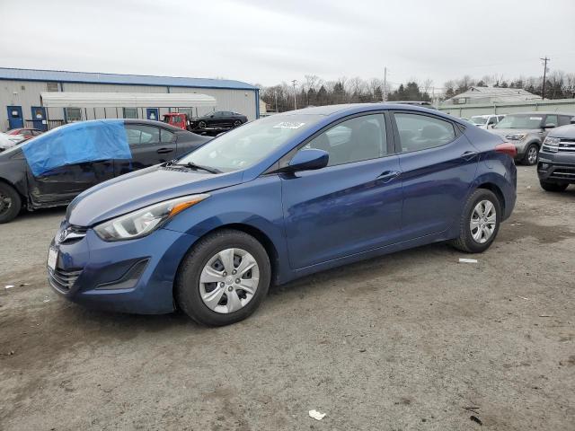 5NPDH4AE8GH781066 - 2016 HYUNDAI ELANTRA SE BLUE photo 1