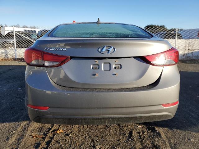 5NPDH4AE6EH476226 - 2014 HYUNDAI ELANTRA SE GRAY photo 6