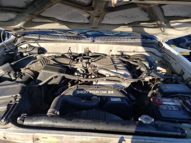 5TESN92N72Z138631 - 2002 TOYOTA TACOMA XTRACAB PRERUNNER ვერცხლისფერი ფოტო 11
