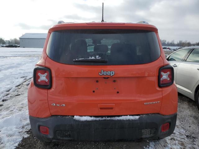 ZACNJBABXKPJ81102 - 2019 JEEP RENEGADE SPORT Նարնջագույն լուսանկար 6
