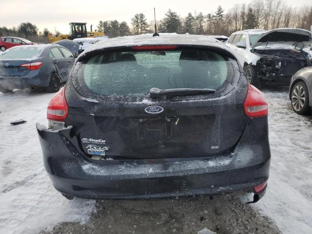 1FADP3K29HL293653 - 2017 FORD FOCUS SE BLACK photo 6