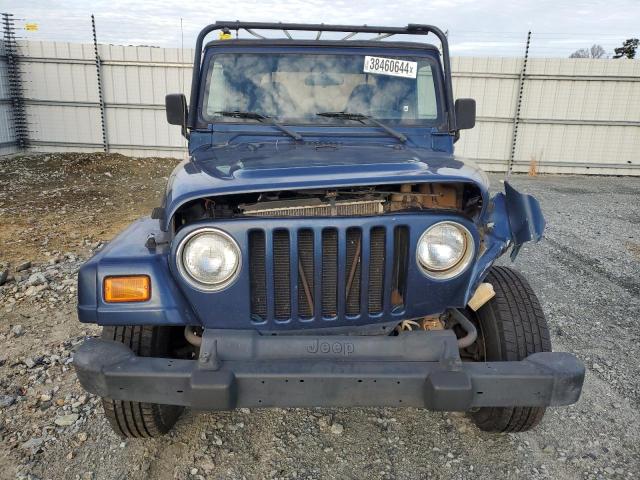 1J4FA49S02P759884 - 2002 JEEP WRANGLER / SPORT BLUE photo 5