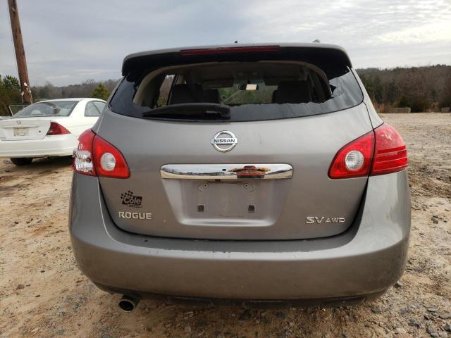 JN8AS5MVXCW703290 - 2012 NISSAN ROGUE S GRAY photo 6