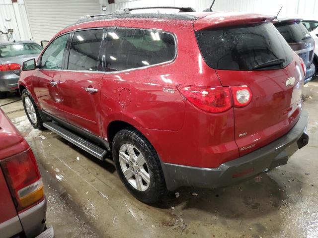 1GNKVGED6CJ169234 - 2012 CHEVROLET TRAVERSE LT RED photo 2