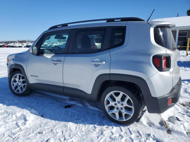 ZACCJABT9GPE17130 - 2016 JEEP RENEGADE LATITUDE SILVER photo 2