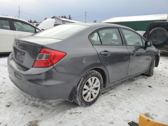 19XFB2F56CE374658 - 2012 HONDA CIVIC LX GRAY photo 3