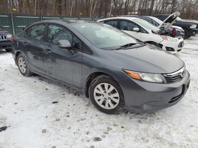 19XFB2F56CE374658 - 2012 HONDA CIVIC LX GRAY photo 4