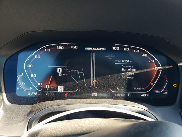 WBA13AR02MCG02911 - 2021 BMW M440XI BLACK photo 9