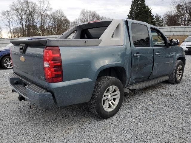 3GNFK22029G193698 - 2009 CHEVROLET AVALANCHE K1500 LT BLUE photo 3