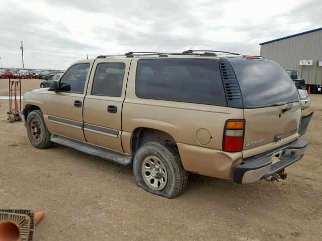 1GNEC16Z95J201557 - 2005 CHEVROLET SUBURBAN C1500 GOLD photo 3