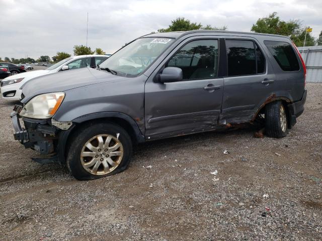 JHLRD78975C810256 - 2005 HONDA CR-V SE GRAY photo 1