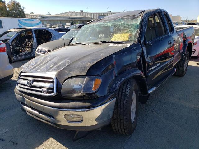 5TBRT38182S275265 - 2002 TOYOTA TUNDRA ACCESS CAB LIMITED BLACK photo 1