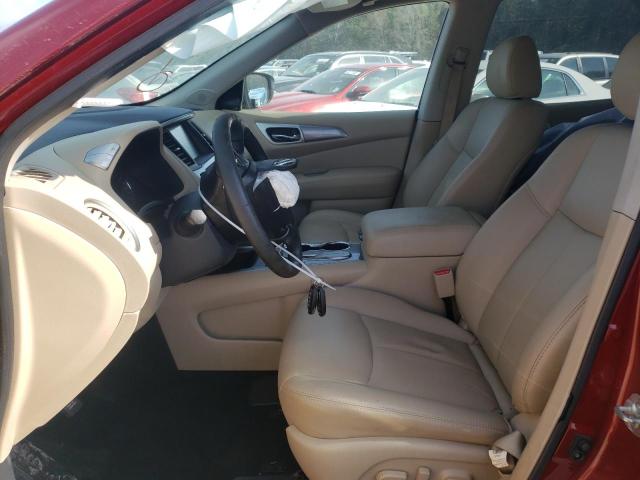 5N1DR2MN0KC584194 - 2019 NISSAN PATHFINDER S 红色 照片 7