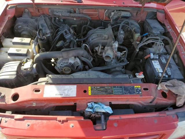 1FTYR10U73PA58989 - 2003 FORD RANGER RED photo 11