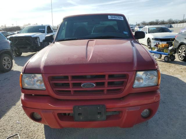 1FTYR10U73PA58989 - 2003 FORD RANGER RED photo 5