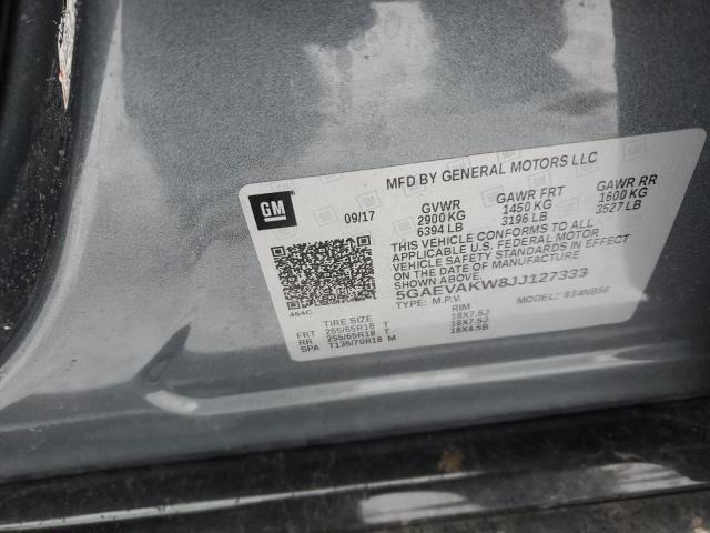 5GAEVAKW8JJ127333 - 2018 BUICK ENCLAVE ESSENCE 灰色 照片 13