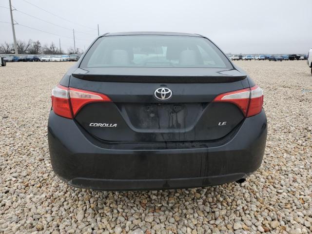 5YFBURHEXFP326985 - 2015 TOYOTA COROLLA L BLACK photo 6