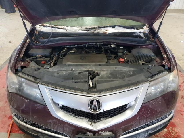 2HNYD2H2XCH529104 - 2012 ACURA MDX BURGUNDY photo 12