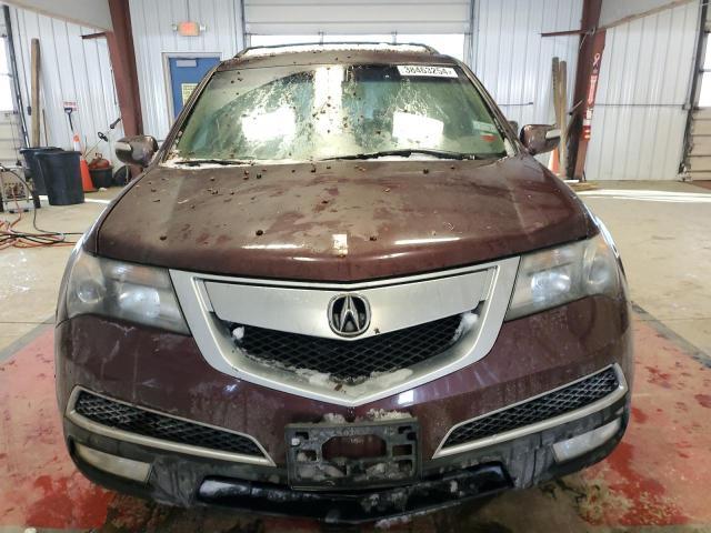 2HNYD2H2XCH529104 - 2012 ACURA MDX BURGUNDY photo 5