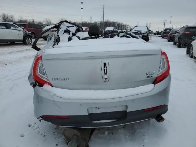 1LNHL9EK1EG602571 - 2014 LINCOLN MKS SILVER photo 6