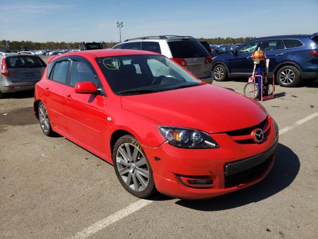 JM1BK34M981818365 - 2008 MAZDA SPEED 3 RED photo 1