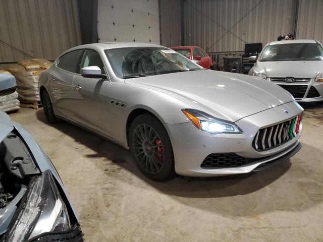 ZAM56YRA6J1281632 - 2018 MASERATI QUATTROPOR S SILVER photo 4