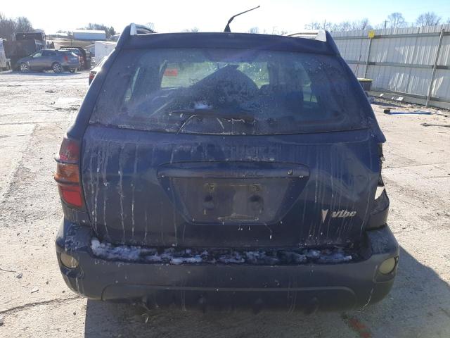 5Y2SL65806Z462905 - 2006 PONTIAC VIBE BLUE photo 6