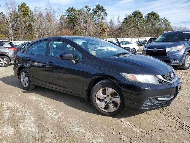 2HGFB2F57EH502284 - 2014 HONDA CIVIC LX BLACK photo 4