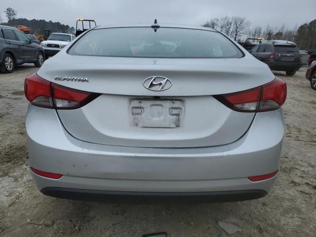 KMHDH4AE0GU583664 - 2016 HYUNDAI ELANTRA SE SILVER photo 6